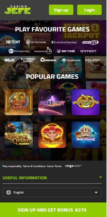 casinojefe sovellus|Casino Jefe Review 2024 .